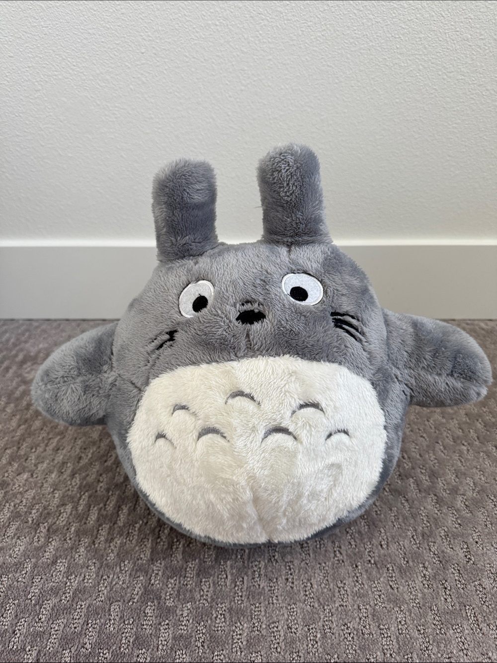 Gray Totoro Plush Toy - Kids Soft Stuffed Animal